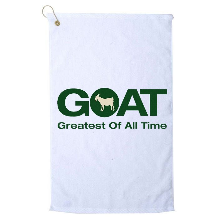 The Greatest Of All Time G.O.A.T. Golf Towel