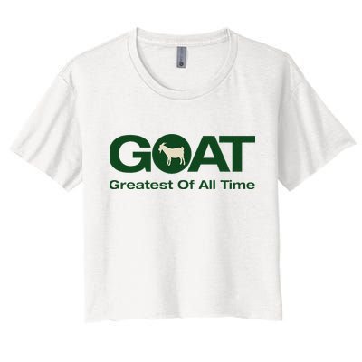 The Greatest Of All Time G.O.A.T. Crop Top