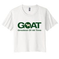 The Greatest Of All Time G.O.A.T. Crop Top