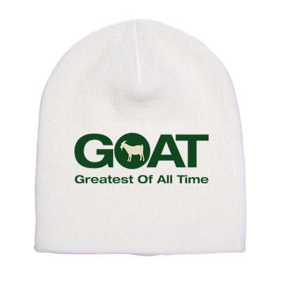 The Greatest Of All Time G.O.A.T. Short Acrylic Beanie