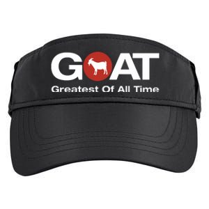 The Greatest Of All Time GOAT Design Adult Drive Performance Visor