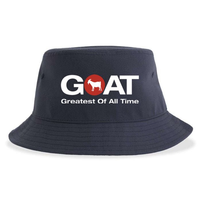 The Greatest Of All Time GOAT Design Sustainable Bucket Hat