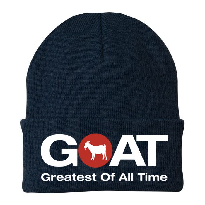 The Greatest Of All Time GOAT Design Knit Cap Winter Beanie