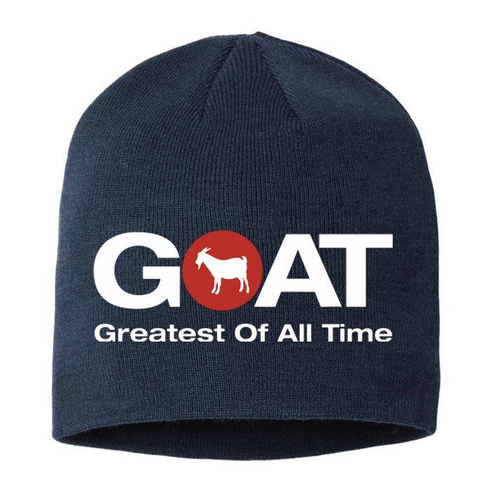 The Greatest Of All Time GOAT Design Sustainable Beanie