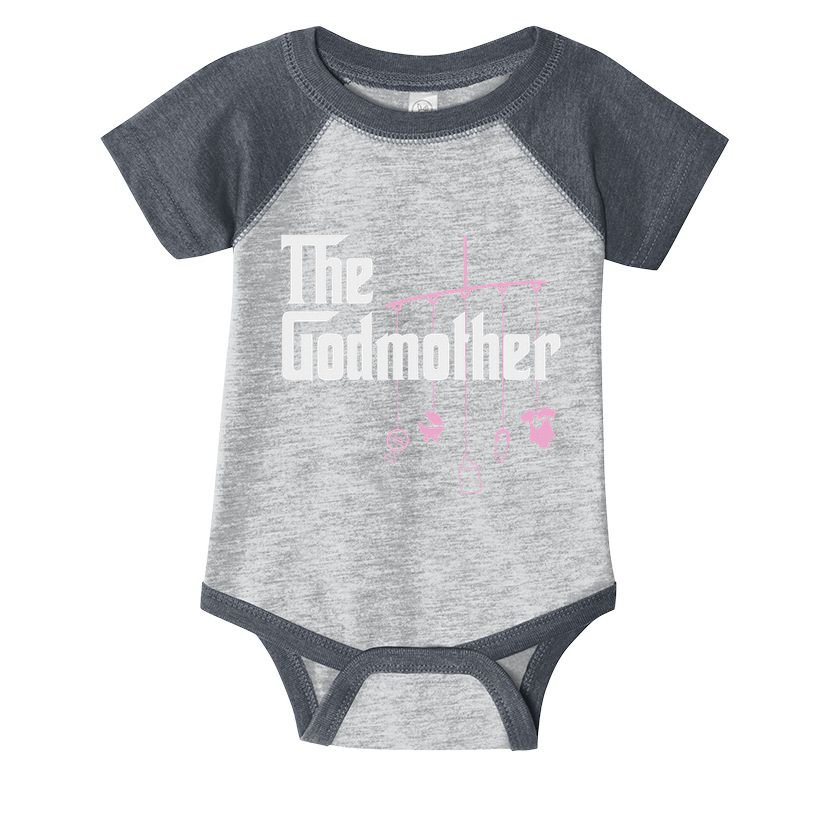 The Godmother Of New Baby Girl Funny Pun Gift Infant Baby Jersey Bodysuit