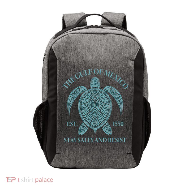 the Gulf of Mexico turtle Vector Backpack