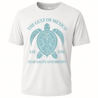 the Gulf of Mexico turtle Cooling Performance Crew T-Shirt