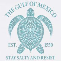 the Gulf of Mexico turtle Cooling Performance Crew T-Shirt