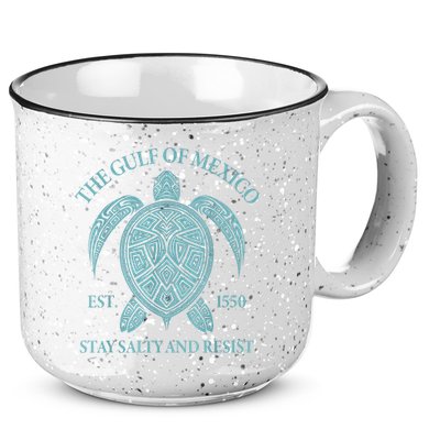 the Gulf of Mexico turtle 15oz Campfire Ceramic Mug