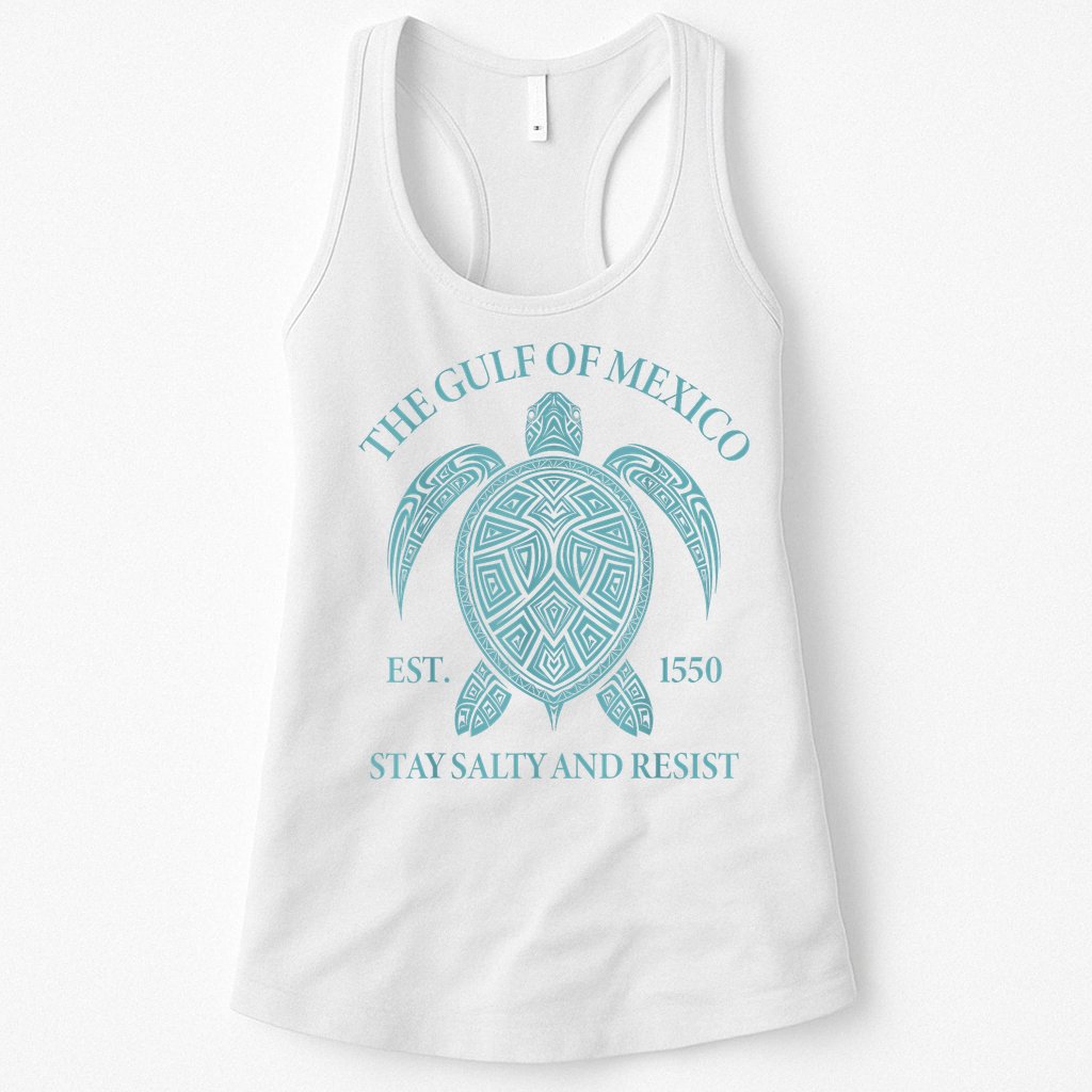 the Gulf of Mexico turtle Womens Tank Top