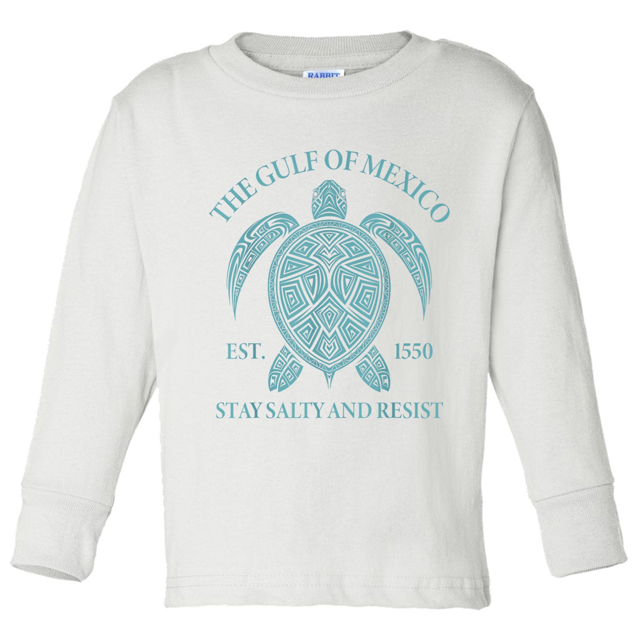 the Gulf of Mexico turtle Toddler Long Sleeve Shirt