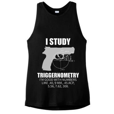 Triggernometry Gun Owner 2nd Amendment Rights Ladies PosiCharge Tri-Blend Wicking Tank