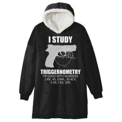 Triggernometry Gun Owner 2nd Amendment Rights Hooded Wearable Blanket