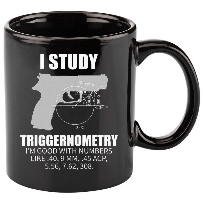 Triggernometry Gun Owner 2nd Amendment Rights 11oz C Handle Ceramic Mug