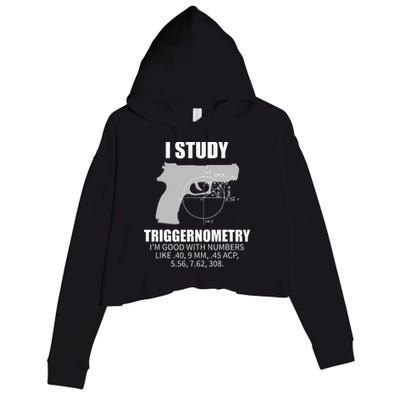 Triggernometry Gun Owner 2nd Amendment Rights Crop Fleece Hoodie