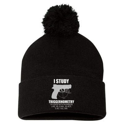 Triggernometry Gun Owner 2nd Amendment Rights Pom Pom 12in Knit Beanie
