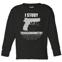 Triggernometry Gun Owner 2nd Amendment Rights Toddler Long Sleeve Shirt