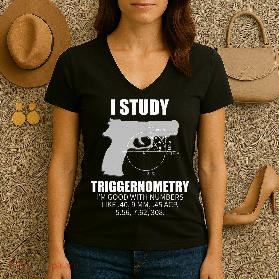 Triggernometry Gun Owner 2nd Amendment Rights Women's V-Neck T-Shirt