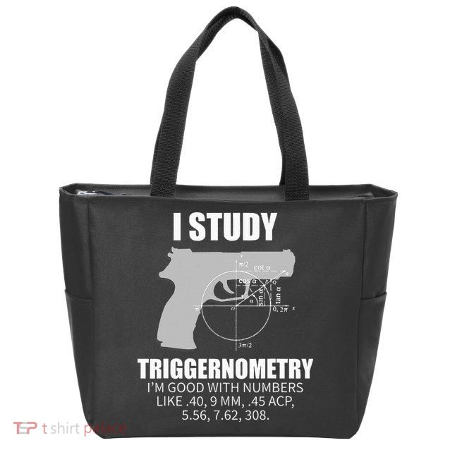 Triggernometry Gun Owner 2nd Amendment Rights Zip Tote Bag