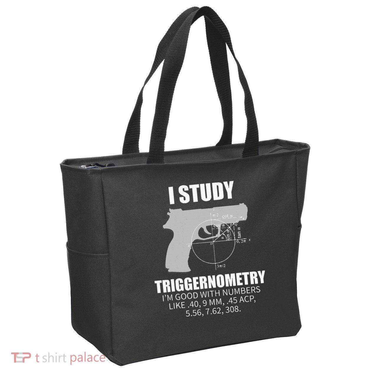 Triggernometry Gun Owner 2nd Amendment Rights Zip Tote Bag