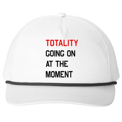 Totality Going On At The Moment Snapback Five-Panel Rope Hat