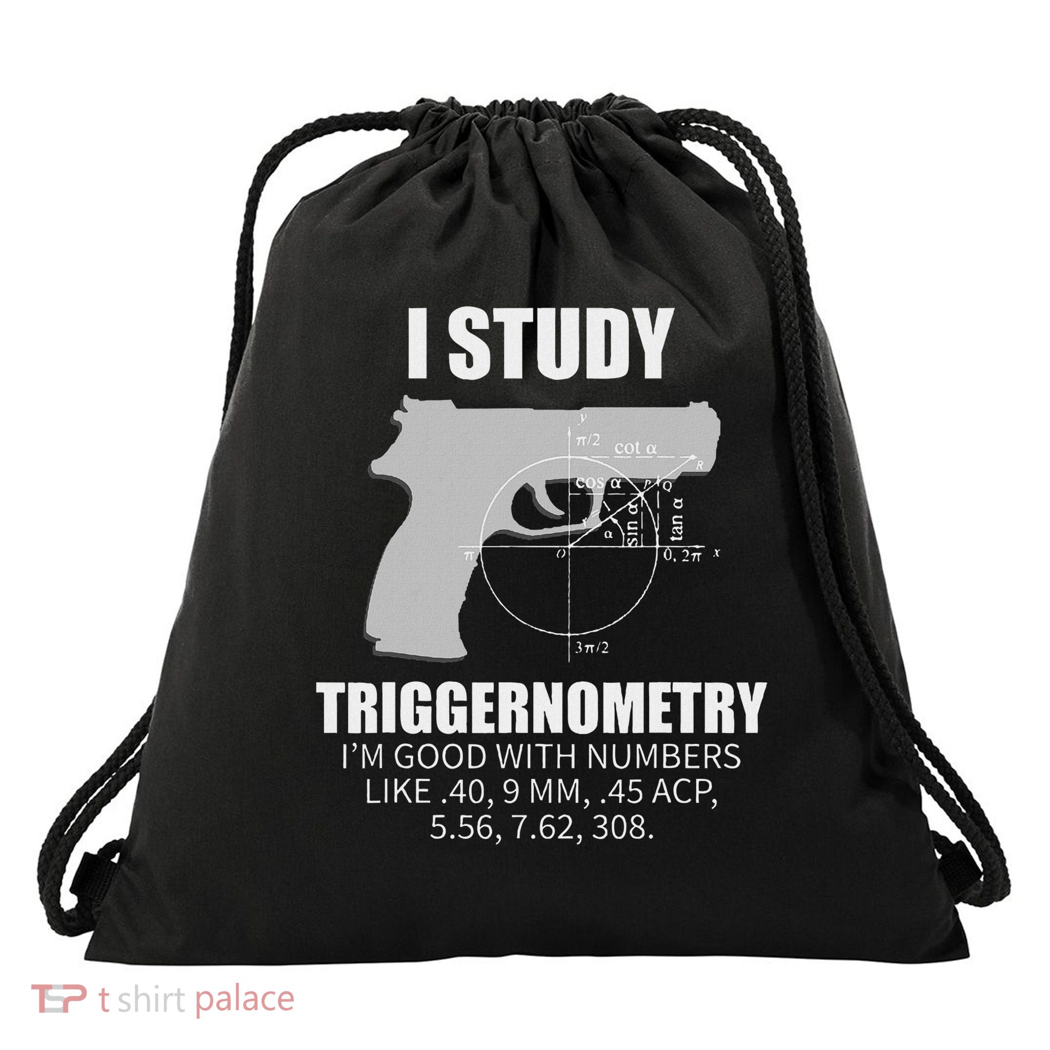Triggernometry Gun Owner 2nd Amendment Rights Gift Drawstring Bag
