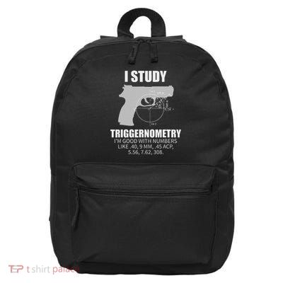 Triggernometry Gun Owner 2nd Amendment Rights Gift 16 in Basic Backpack
