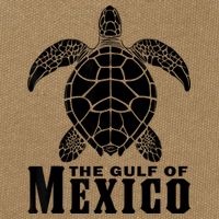 The Gulf Of Mexico Sea Turtle Beach Cotton Canvas Backpack