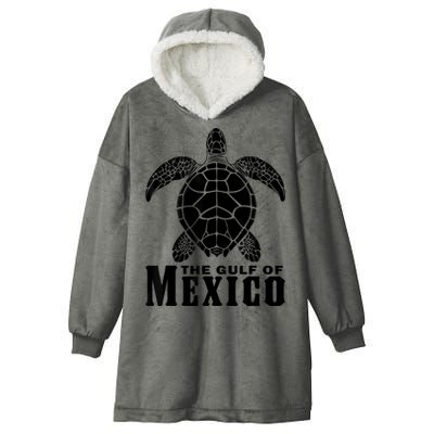The Gulf Of Mexico Sea Turtle Beach Hooded Wearable Blanket