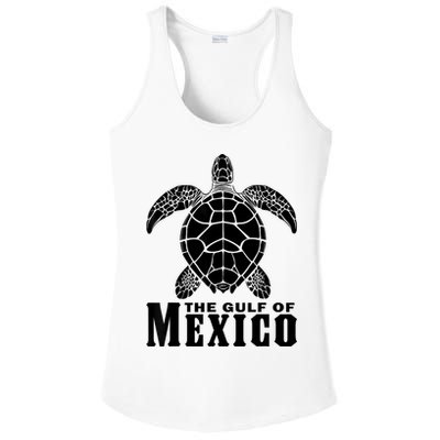 The Gulf Of Mexico Sea Turtle Beach Ladies PosiCharge Competitor Racerback Tank