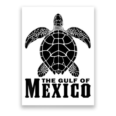 The Gulf Of Mexico Sea Turtle Beach Poster