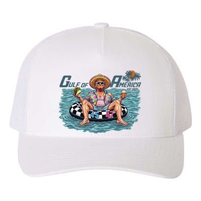 Trump  Gulf Of Us America Funny Kawaii Sunset  Yupoong Adult 5-Panel Trucker Hat