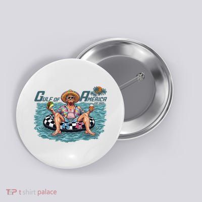 Trump  Gulf Of Us America Funny Kawaii Sunset  Button