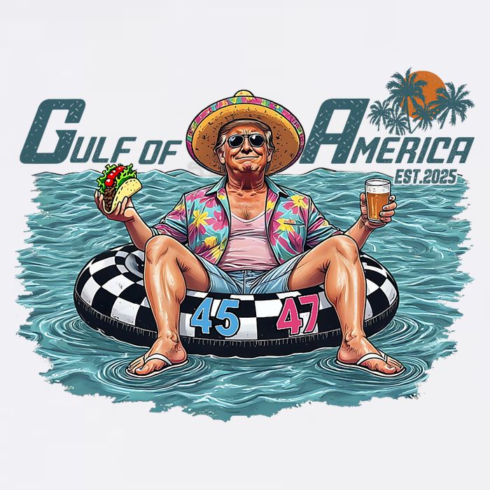 Trump  Gulf Of Us America Funny Kawaii Sunset  Bucket Hat