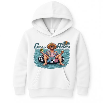 Trump  Gulf Of Us America Funny Kawaii Sunset  Kids Hoodie