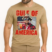 Trump Gulf Of Usa America Funny Gulf Of Mexico Usa Flag Map Cooling Performance Crew T-Shirt