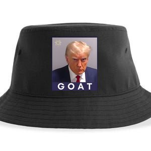 Trump Greatest Of All Time Mugshot Sustainable Bucket Hat