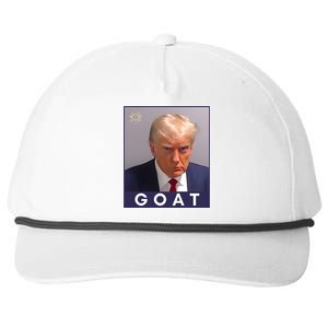 Trump Greatest Of All Time Mugshot Snapback Five-Panel Rope Hat