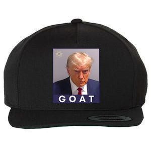 Trump Greatest Of All Time Mugshot Wool Snapback Cap