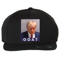 Trump Greatest Of All Time Mugshot Wool Snapback Cap