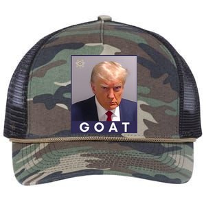 Trump Greatest Of All Time Mugshot Retro Rope Trucker Hat Cap