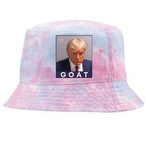 Trump Greatest Of All Time Mugshot Tie-Dyed Bucket Hat