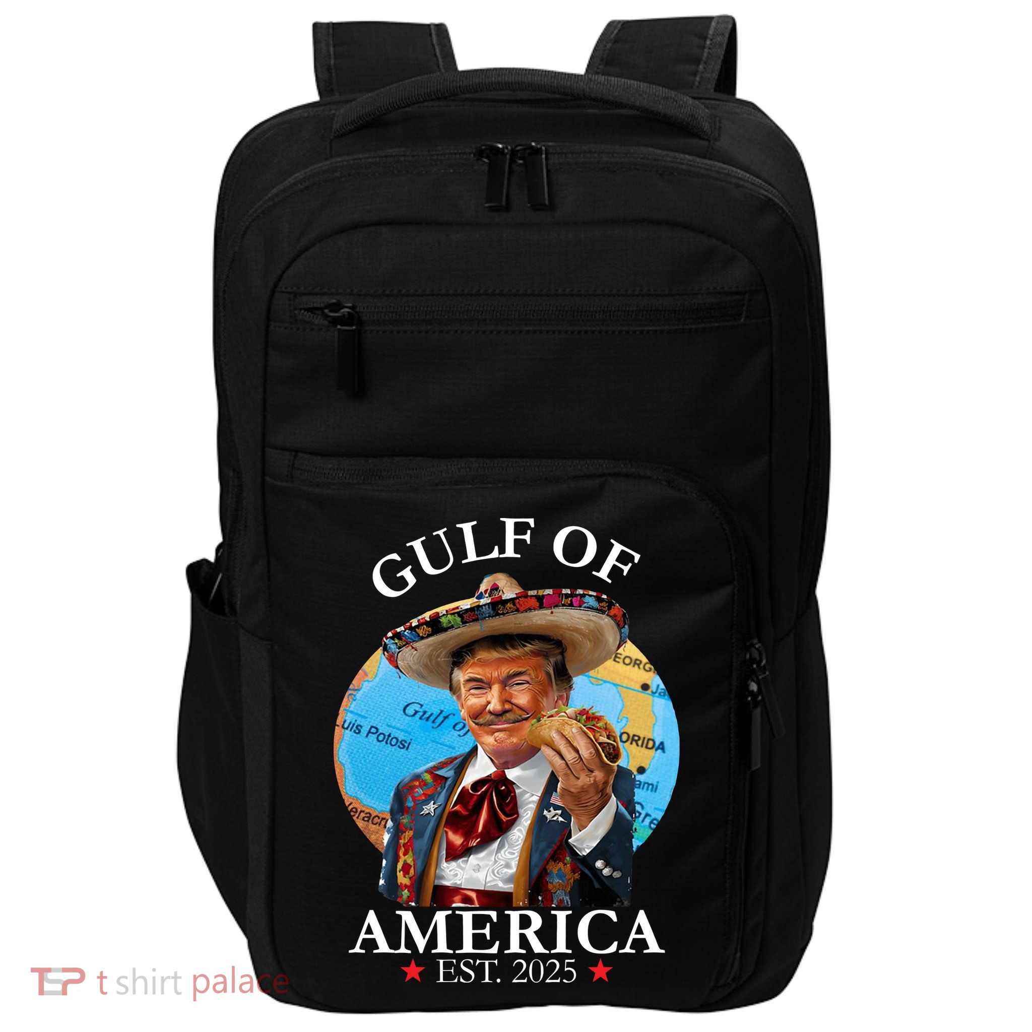 Trump Gulf Of Us America 2025 Merchandise Impact Tech Backpack