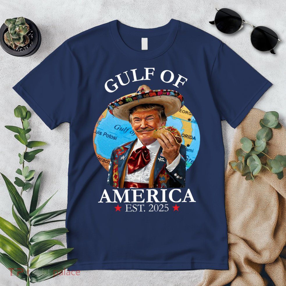 Trump Gulf Of Us America 2025 Merchandise Premium T-Shirt