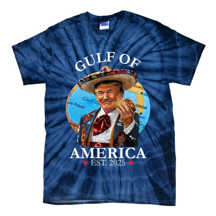 Trump Gulf Of Us America 2025 Merchandise Tie-Dye T-Shirt