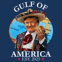 Trump Gulf Of Us America 2025 Merchandise Tie-Dye T-Shirt