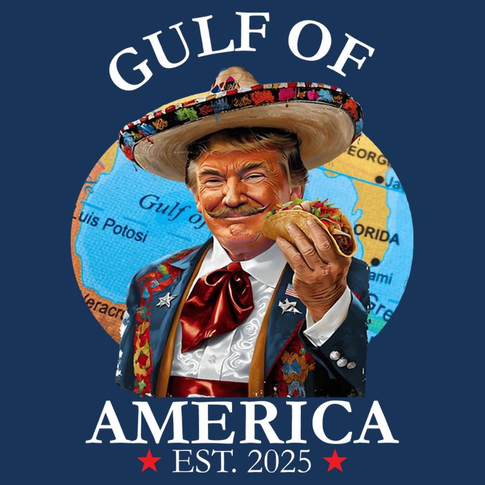 Trump Gulf Of Us America 2025 Merchandise Tie-Dye T-Shirt