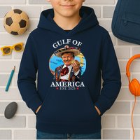 Trump Gulf Of Us America 2025 Merchandise Kids Hoodie