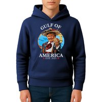 Trump Gulf Of Us America 2025 Merchandise Kids Hoodie