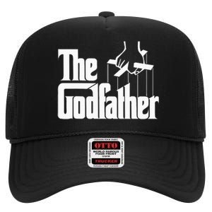 The Godfather Original White Title High Crown Mesh Back Trucker Hat